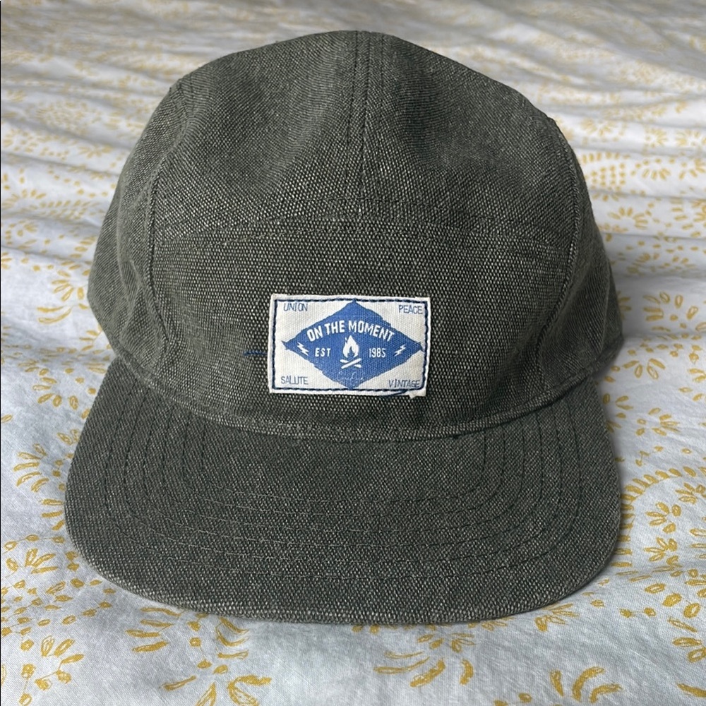 Uniqlo Green Hat Structured Crown Classic Design